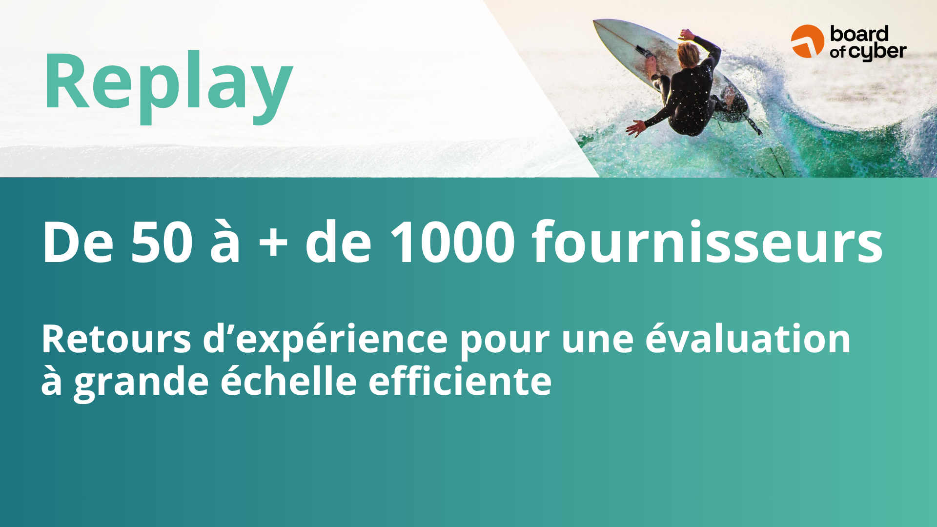 Gestion des risques cyber fournisseurs (TPCRM)